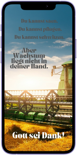 Smartphone mit Statusbild
