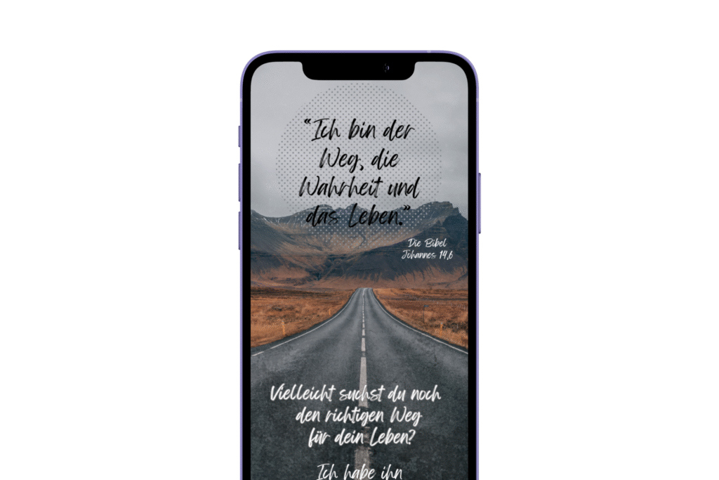 Smartphone mit Statusmeldung