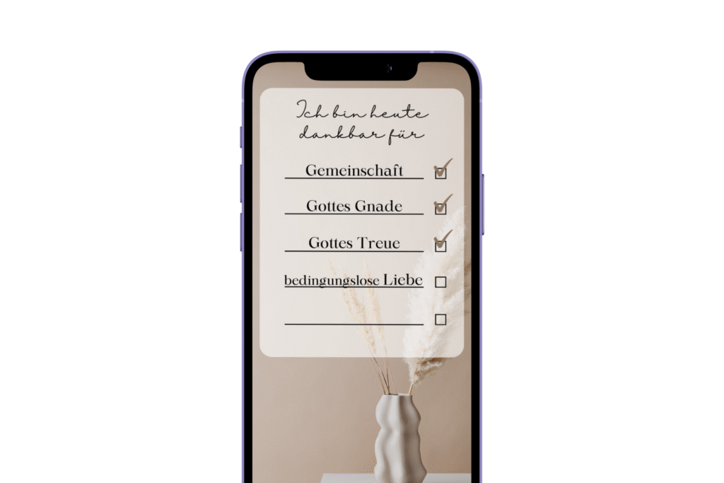Liste im Smartphone