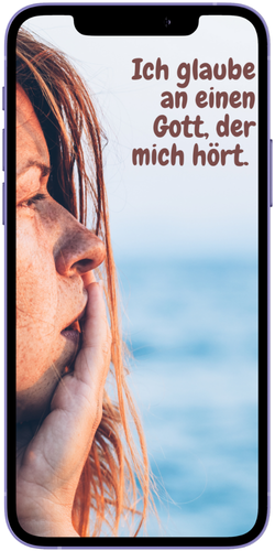 Smartphone mit Statusbild