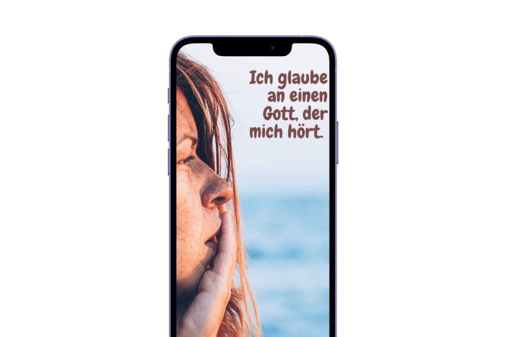 Smartphone mit Statusmeldung