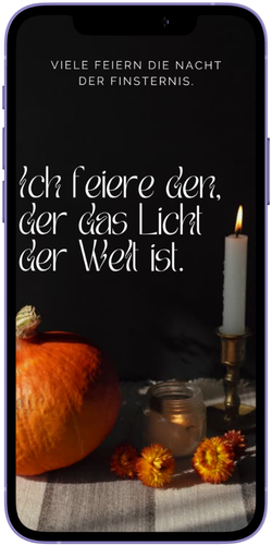 Statusbild auf Smartphone