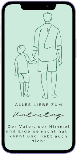 Smartphone mit Statusbild