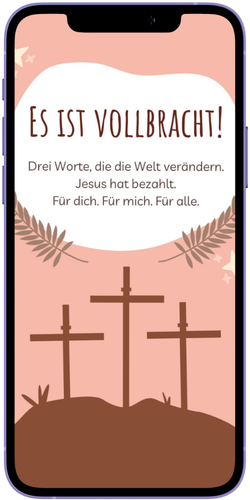 Smartphone mit Statusbild