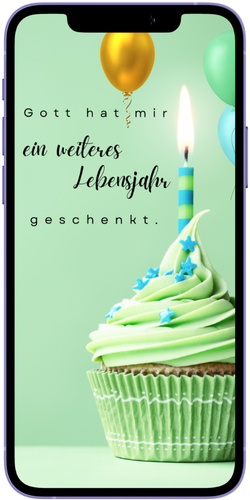 Smartphone mit Statusbild