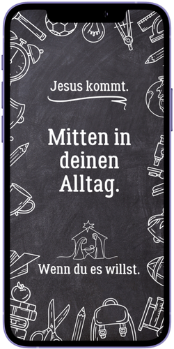Smartphone mit Statusbild