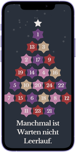 Smartphone mit Statusbild