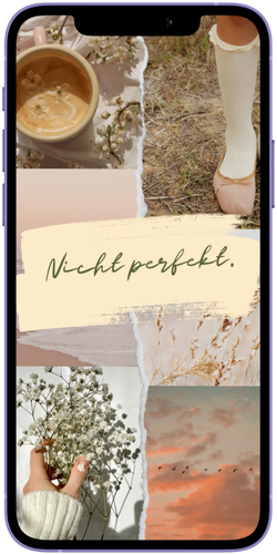 Smartphone mit Statusbild