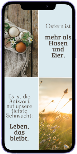 Smartphone mit Statusbild