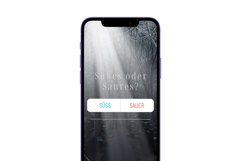Smartphone mit Statusmeldung
