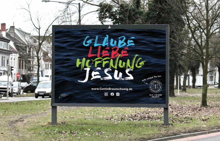 Plakat von "Gott in Braunschweig"