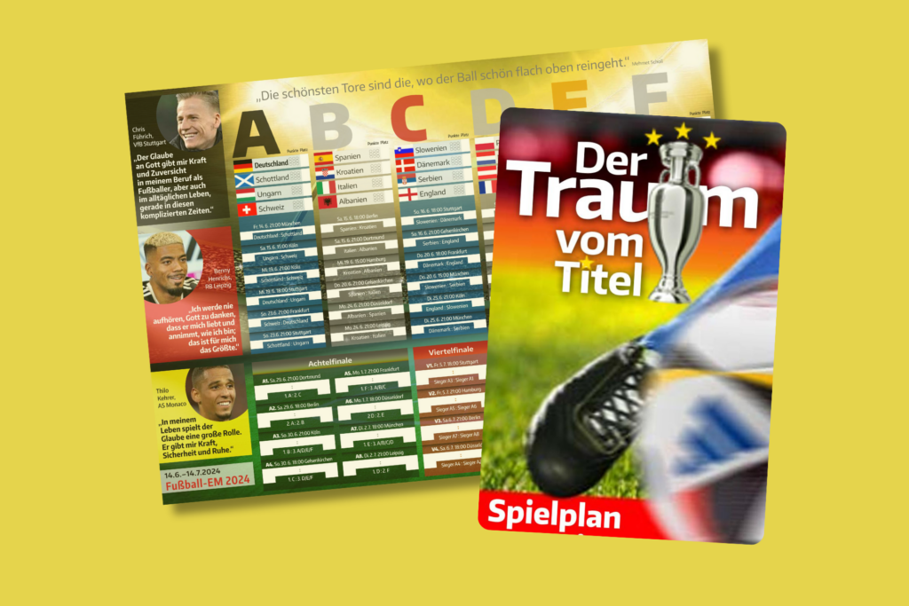 Spielplan EM 24 Marburger Medien