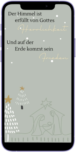 Smartphone mit Statusbild