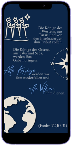 Smartphone mit Statusbild