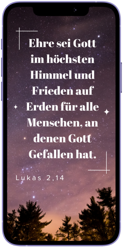 Smartphone mit Statusbild