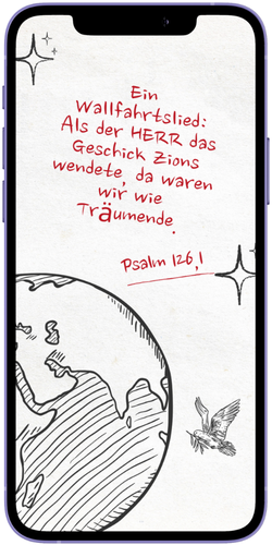 Smartphone mit Statusbild