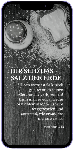 Smartphone mit Statusbild