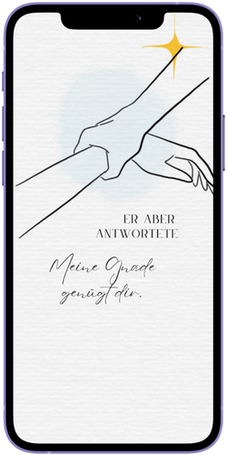 Smartphone mit Statusbild