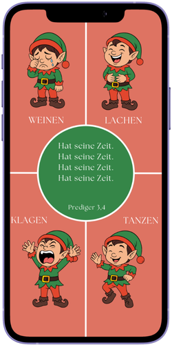 Smartphone mit Statusbild