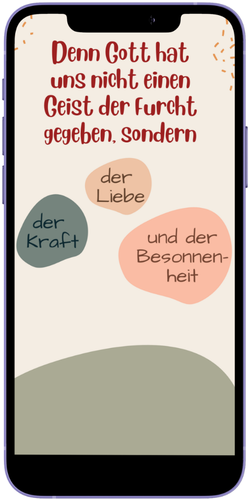 Smartphone mit Statusbild