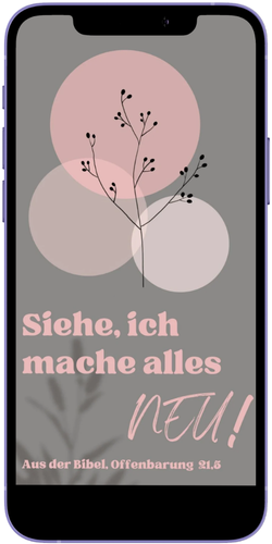 Smartphone mit Statusbild