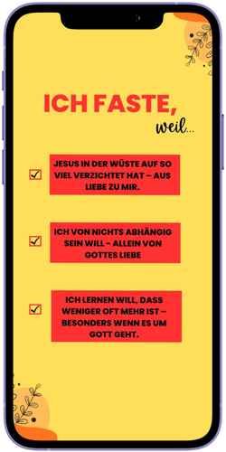 Smartphone mit Statusbild