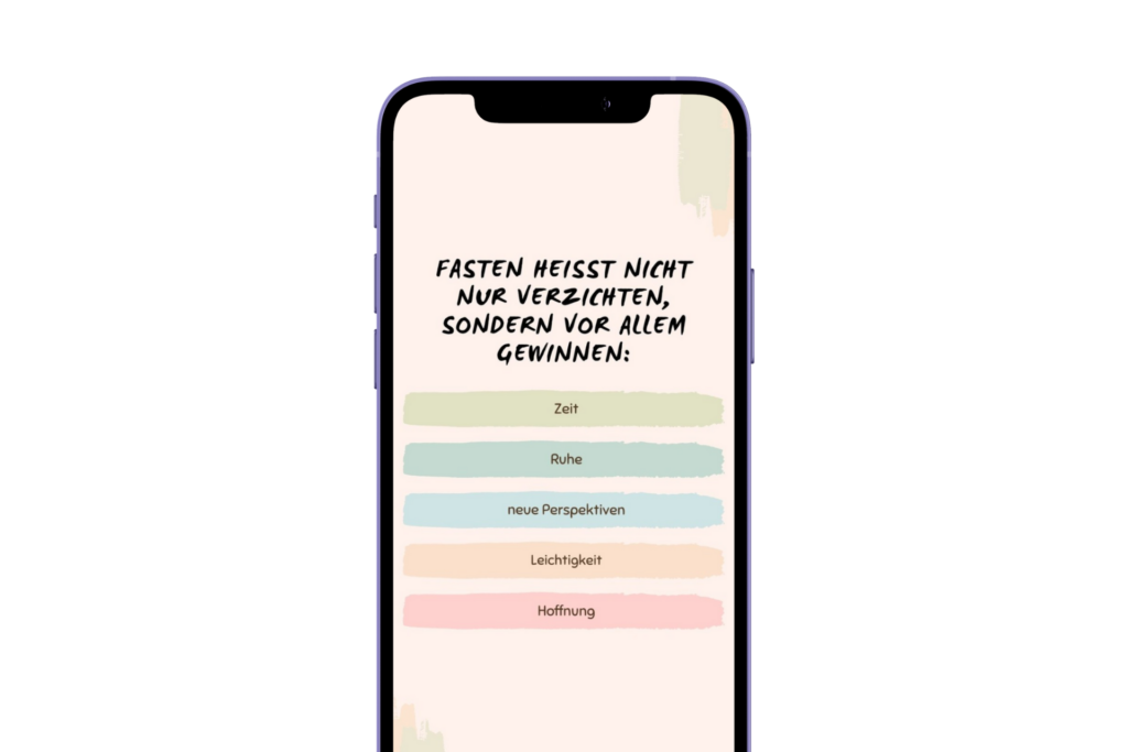 Liste mit Stichworten