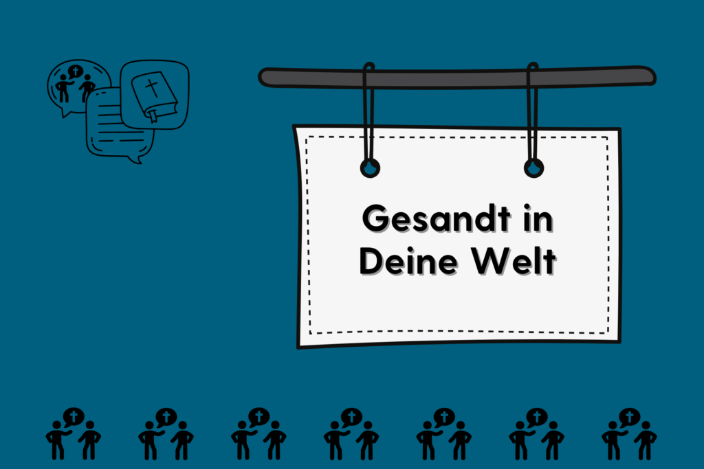 Schild mit Predigttitel