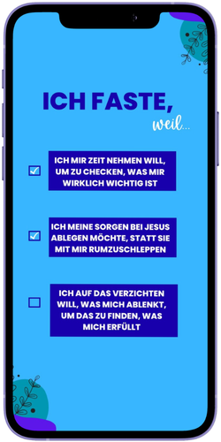 Smartphone mit Statusbild