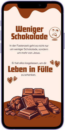Smartphone mit Statusbild