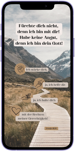 Smartphone mit Statusbild